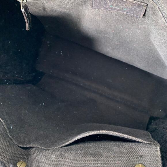 YVES SAINT LAURENT Brown Shearling Leather Shoulder Handbag - Picture 6 of 11